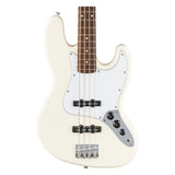 Fender Standard Jazz Bass, Laurel Fingerboard, White Pickguard, Olympic White