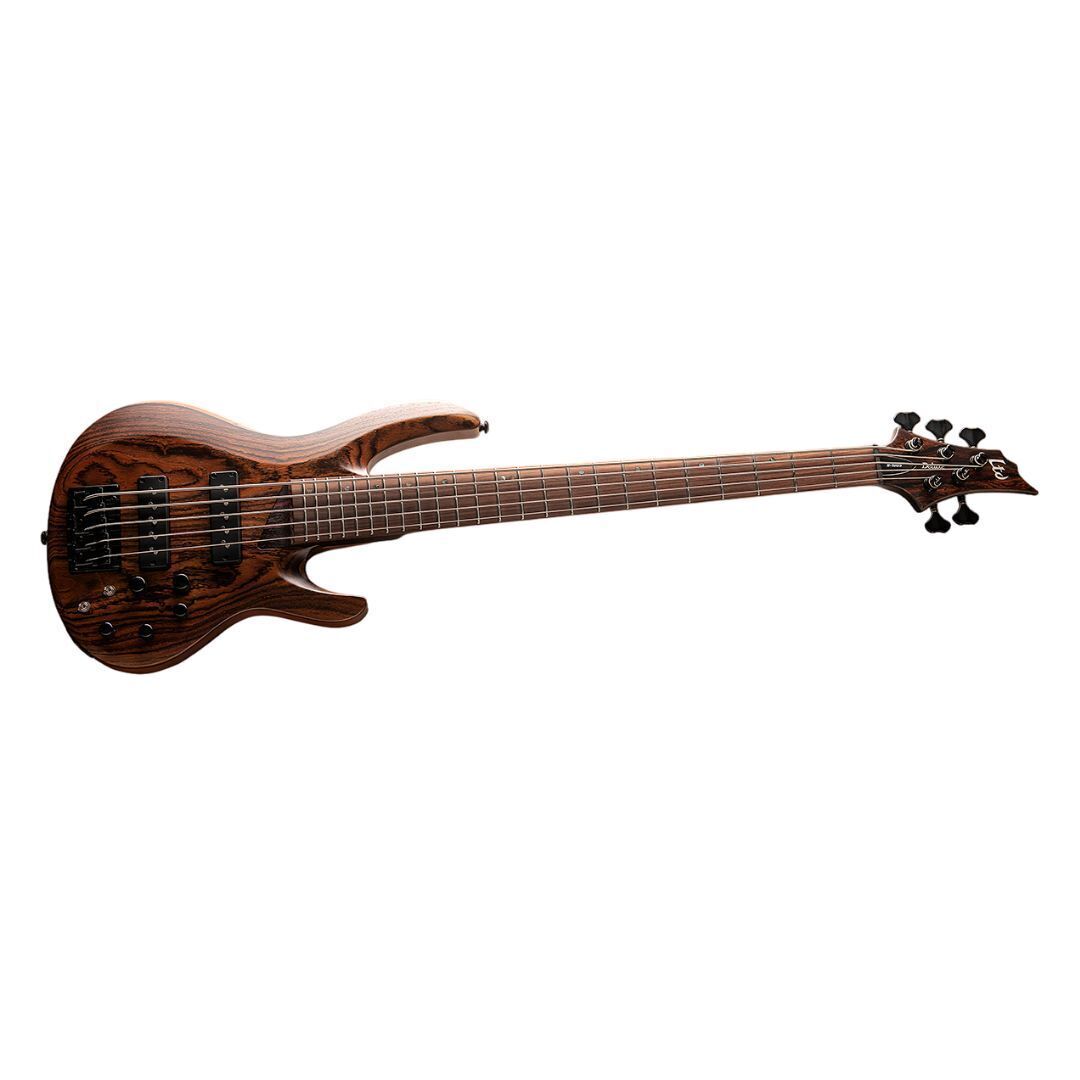 ESP LTD B-1005 Multi-Scale Ziricote Bass Guitar Natural Satin - B-Stock
