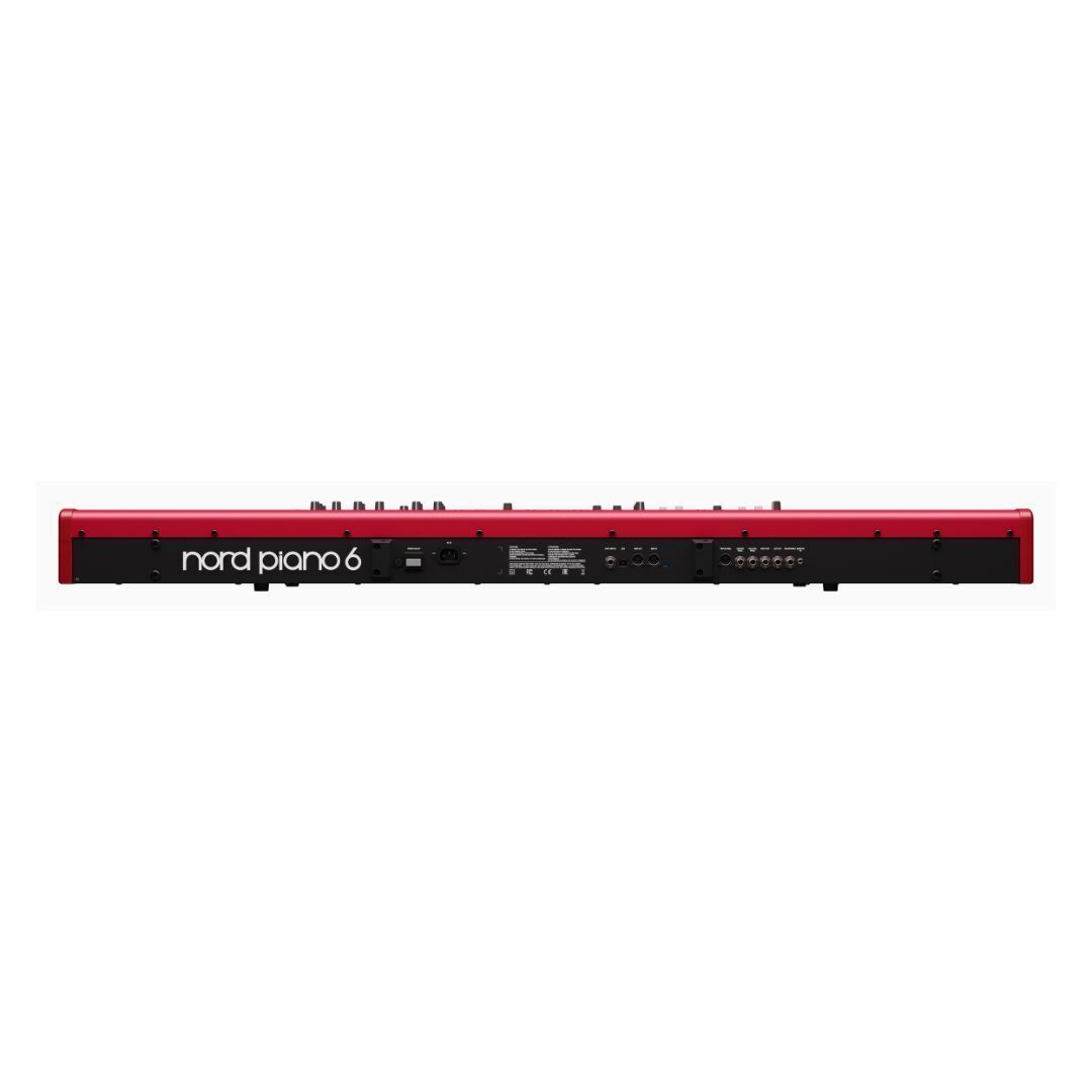 Nord Piano 6 Portable Piano with 73-Key Triple Sensor Hammer Action Keybed and LED Faders (Red)