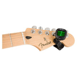 Fender FT 1 Pro Multi Function Clip On Black Tuner for Guitar Bass and Ukulele