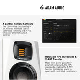 ADAM Audio A4V Powered Two-Way Studio Monitor White, Pair