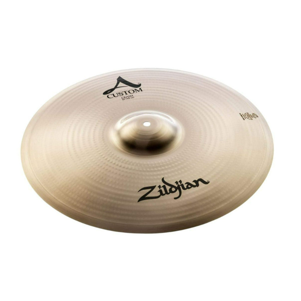 Zildjian A Custom Crash 19 Inch Cymbal for Bright and Well Balanced Tones