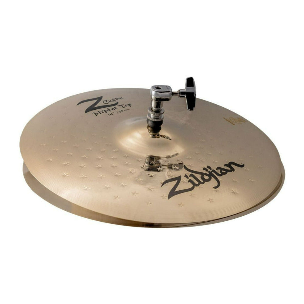 Zildjian Z40101 Z Custom 14 Inch Hi Hat Cymbal Pair for Metal Punk and Hard Rock