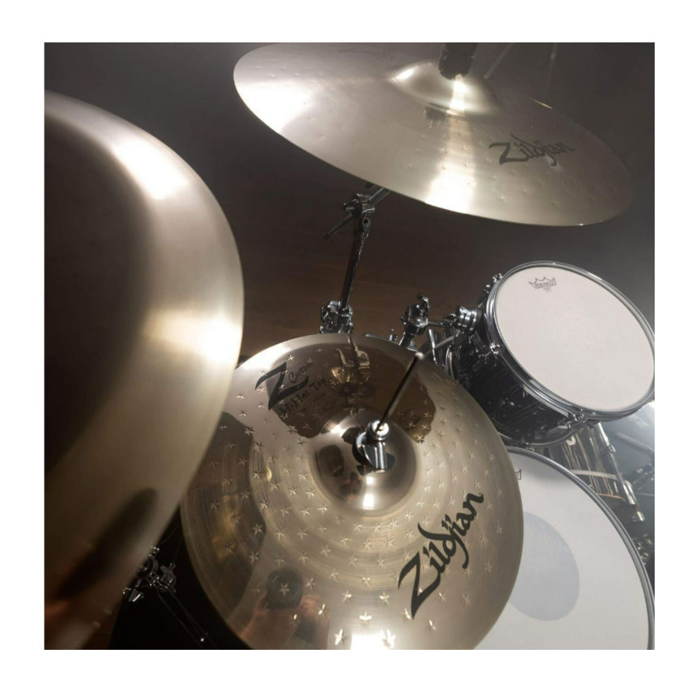 Zildjian Z40101 Z Custom 14 Inch Hi Hat Cymbal Pair for Metal Punk and Hard Rock
