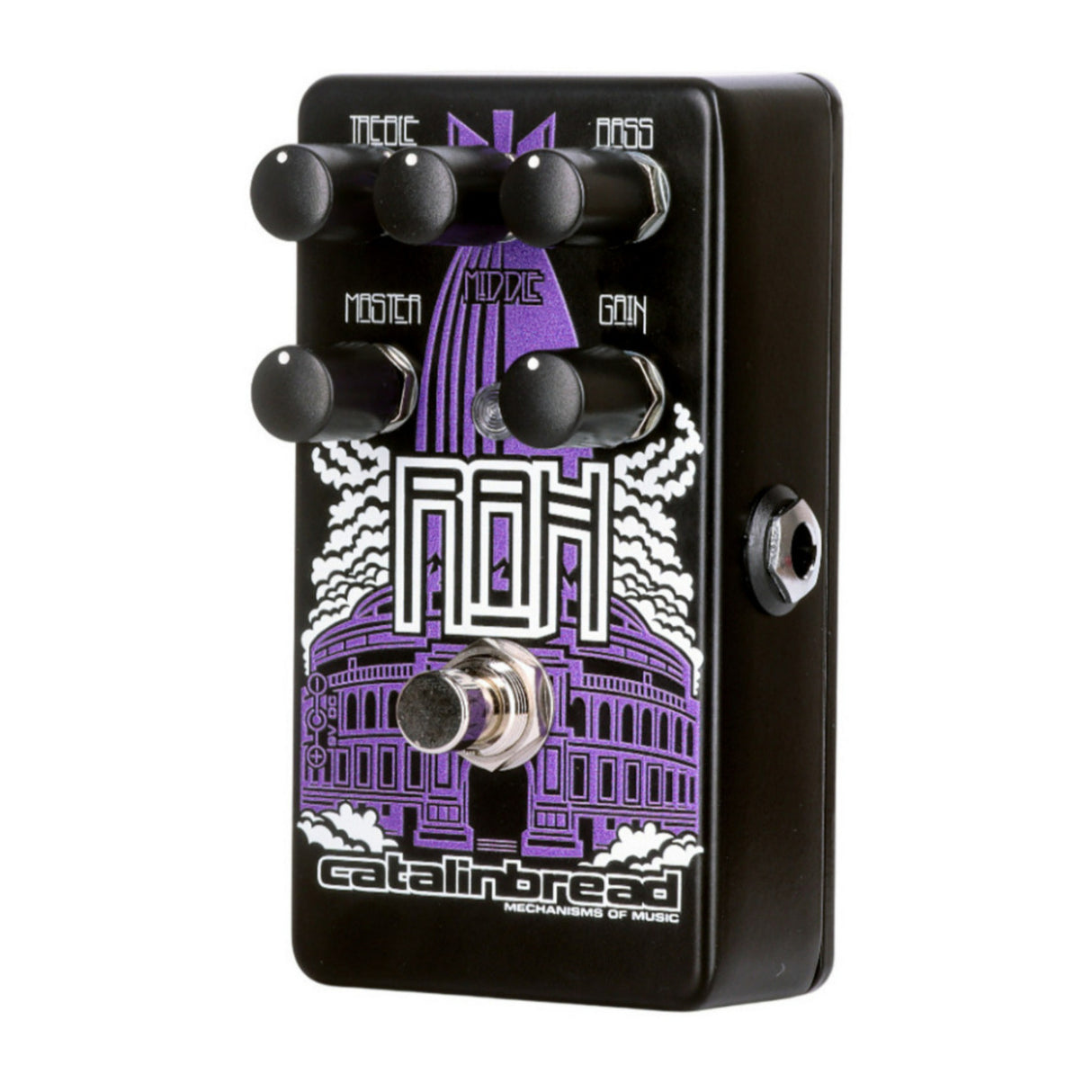 Catalinbread RAH Overdrive Effects Purple Pedal with Three Knob Tone Circuit