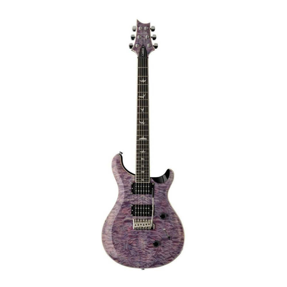 PRS SE Custom 24 Quilt Top 6 String Right Handed Violet Electric Guitar
