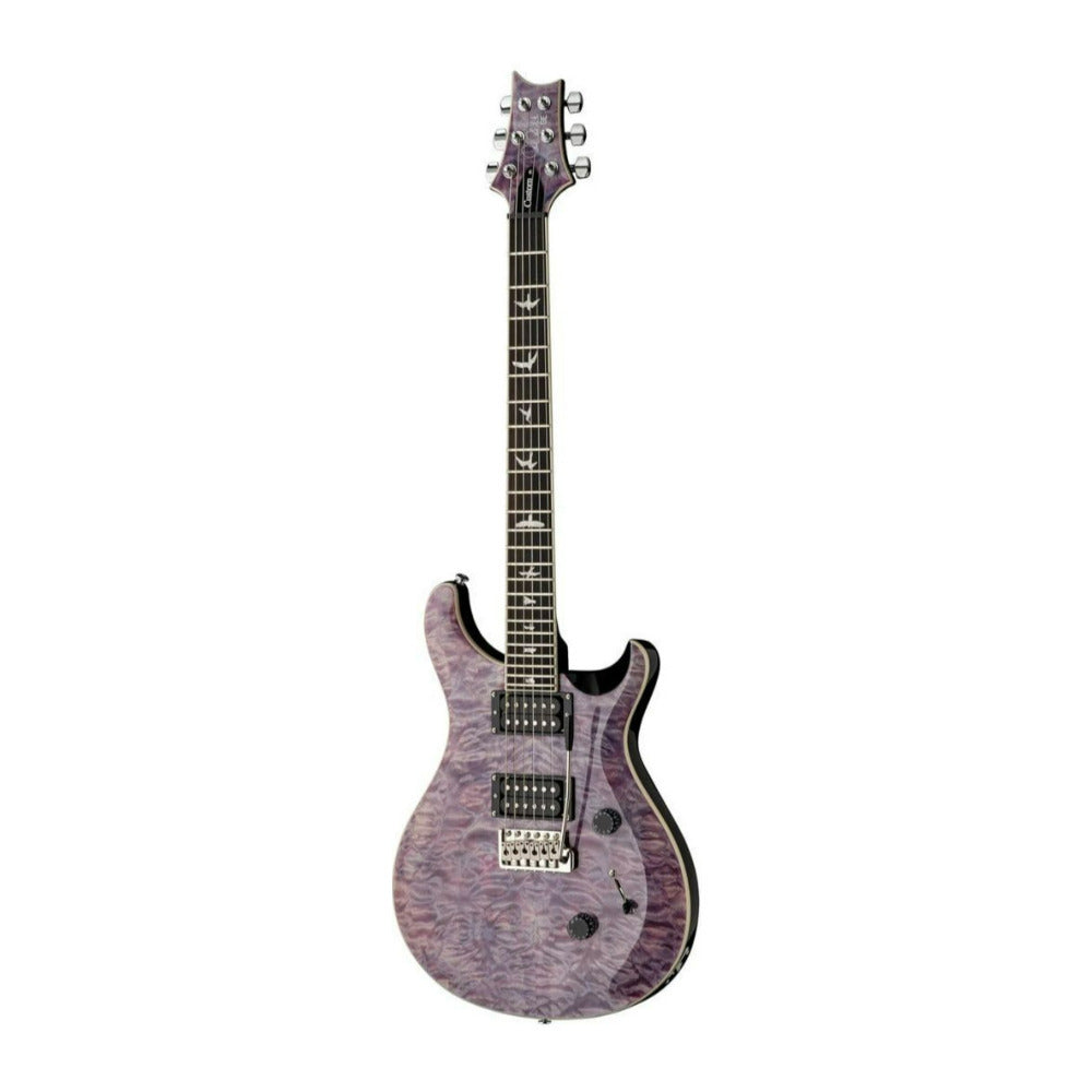 PRS SE Custom 24 Quilt Top 6 String Right Handed Violet Electric Guitar