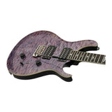 PRS SE Custom 24 Quilt Top 6 String Right Handed Violet Electric Guitar