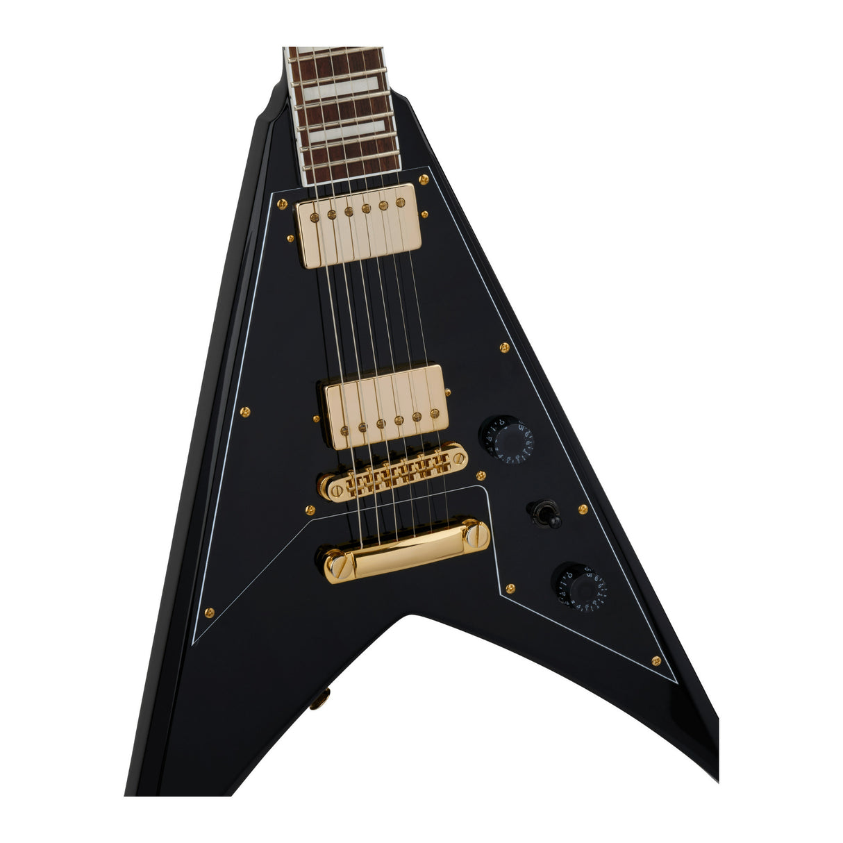 Jackson X Series Scott Ian King V KVXT 6 String Gloss Black Electric Guitar