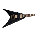 Jackson X Series Scott Ian King V KVXT 6 String Gloss Black Electric Guitar