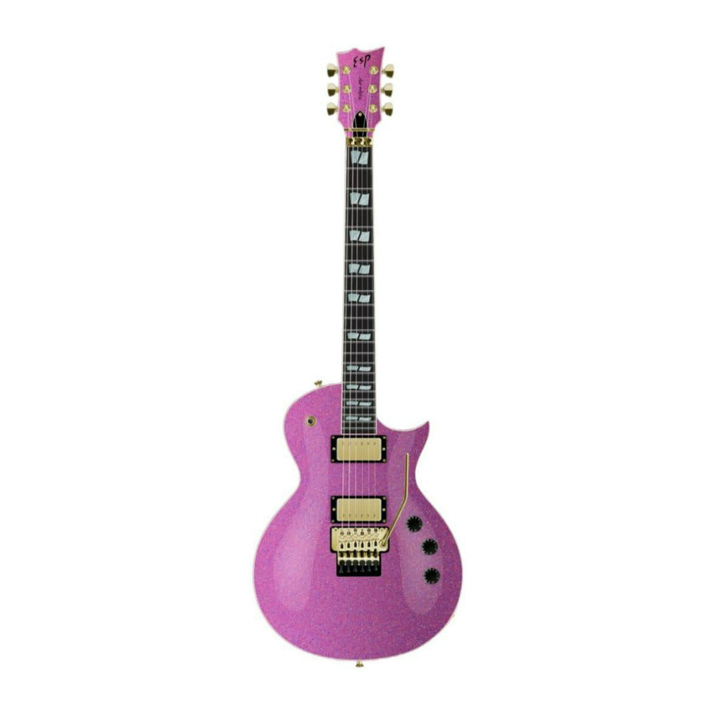 USA ESP Eclipse Floyd Rose 6 String Right Handed Disco Pink Sparkle Guitar