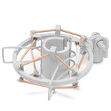 Focus Pro Audio Shock Mount for Samson Q2U Microphone (White)