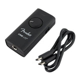 Fender Link I O Black Audio Interface with Input Meter and Mix Control