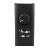 Fender Link I O Black Audio Interface with Input Meter and Mix Control