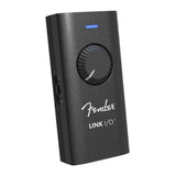 Fender Link I O Black Audio Interface with Input Meter and Mix Control