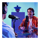 Shure MV7i Black Smart Microphone and Interface with Voice Isolation