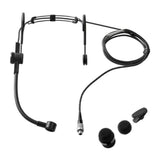 Shure SM39 Cardioid Singing Black Headset Microphone with LEMO3 Connector