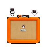 Orange Gain Baby 100 Guitar White Amplifier Head and Amps PPC112 Cabinet Bundle