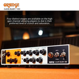 Orange Gain Baby 100 Guitar White Amplifier Head and Amps PPC112 Cabinet Bundle