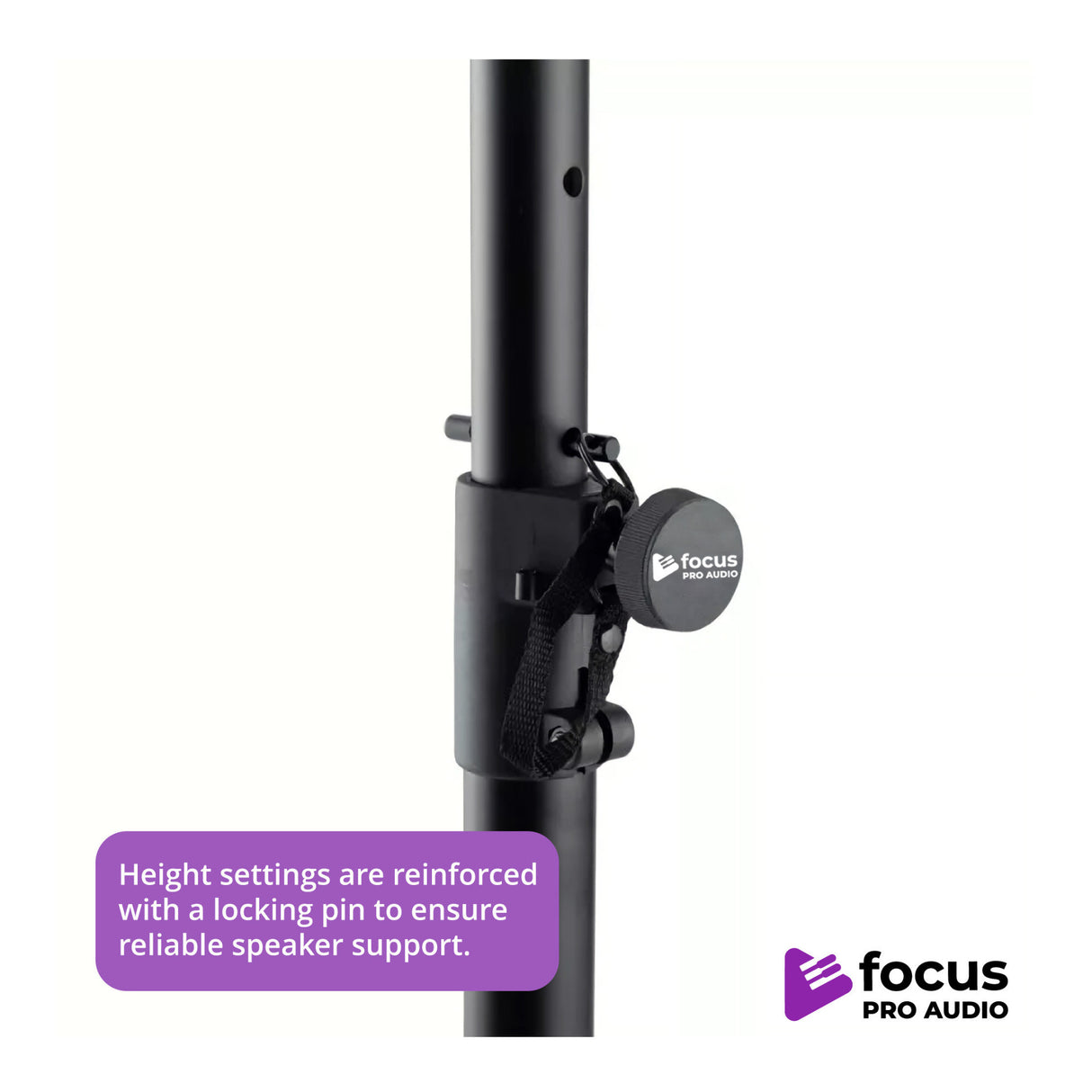 Focus Pro Audio Subwoofer Pole with M20 Thread
