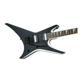 Jackson JS Series Warrior JS32 6 String Black with White Bevels Electric Guitar