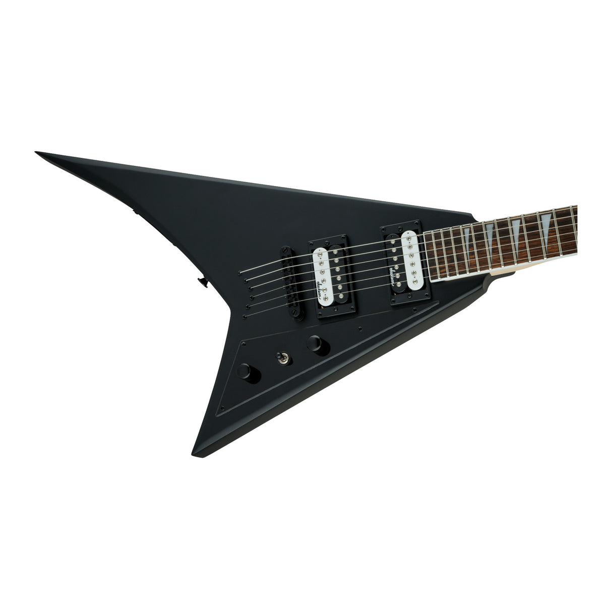 Jackson JS Series Rhoads JS32T 6 String Right Handed Satin Black Electric Guitar (Open Box)