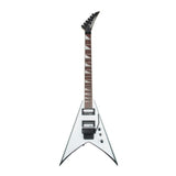 Jackson JS Series King V JS32 6 String White with Black Bevels Electric Guitar