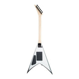 Jackson JS Series King V JS32 6 String White with Black Bevels Electric Guitar