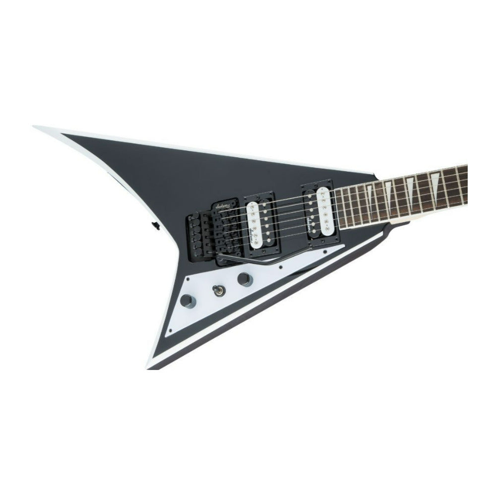 Jackson JS Series Rhoads JS32 6 String Black with White Bevels Electric Guitar
