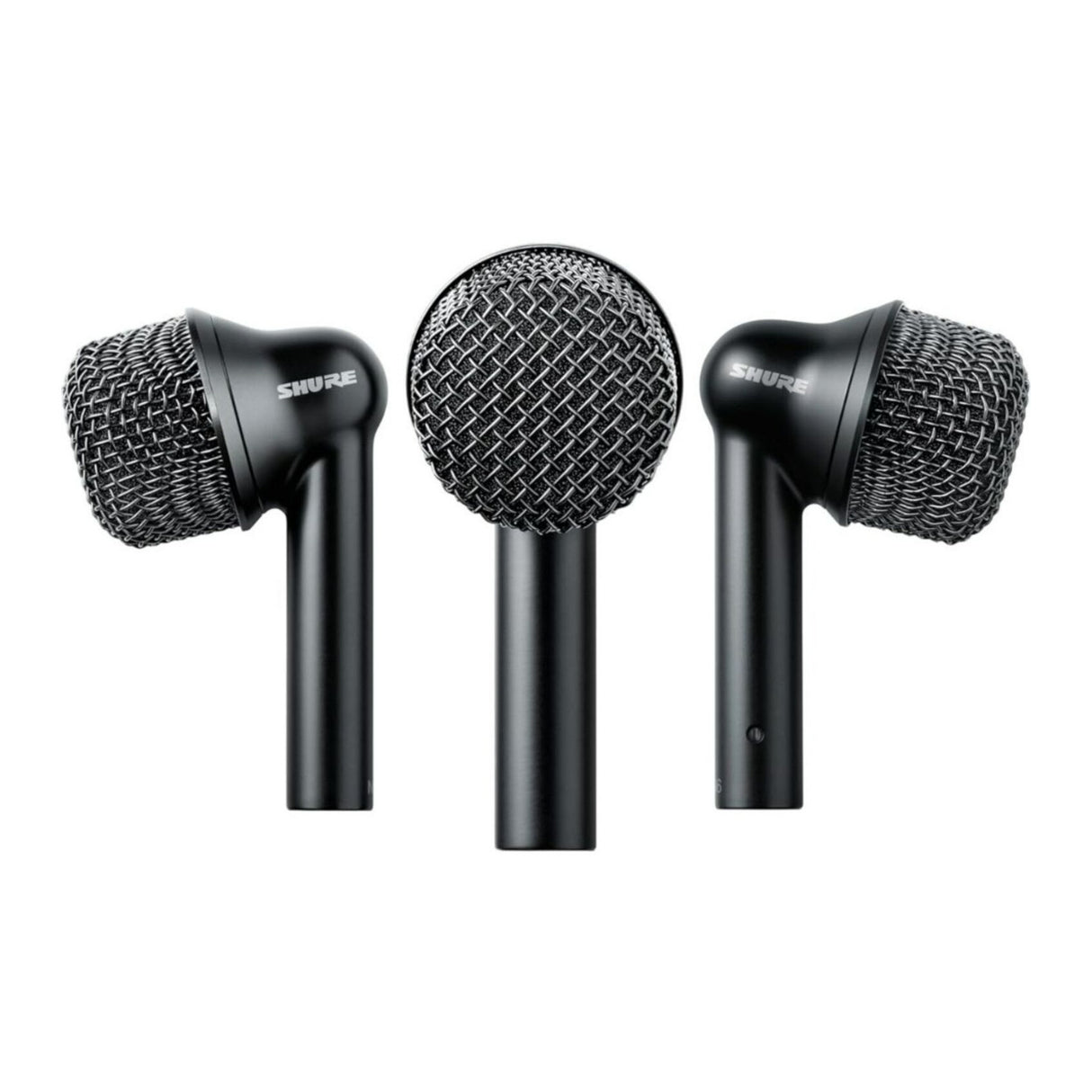 Shure Nexadyne 6 Black Dynamic Supercardioid Tom and Snare Microphone 3 Pack