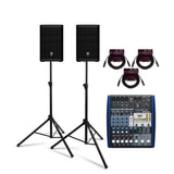 Electro Voice ZLX 8P G2 8 Inch 2 Way Powered Black 2 Pack Loudspeaker Bundle
