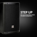 Electro Voice ZLX 8P G2 8 Inch 2 Way Powered Black 2 Pack Loudspeaker Bundle