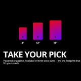 Electro Voice ZLX 8P G2 8 Inch 2 Way Powered Black 2 Pack Loudspeaker Bundle