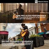 Electro-Voice Everse 8 8 Inch Compact 2 Way Black Loudspeaker Bundle