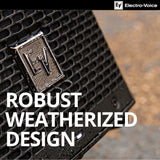 Electro-Voice Everse 8 8 Inch Compact 2 Way Black Loudspeaker Bundle