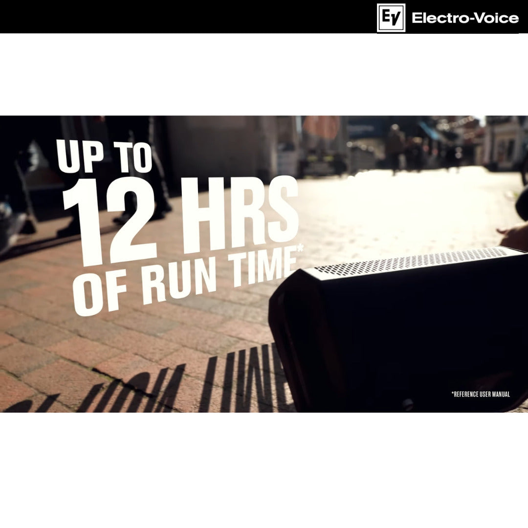 Electro-Voice Everse 8 8 Inch Compact 2 Way Black Loudspeaker Bundle