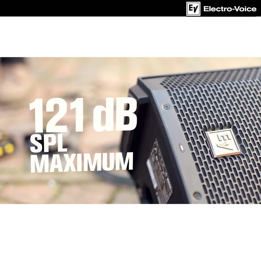 Electro-Voice Everse 8 8 Inch Compact 2 Way Black Loudspeaker Bundle