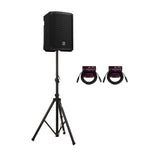 Electro-Voice Everse 8 8 Inch Compact 2 Way Black Loudspeaker Bundle
