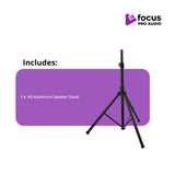 Focus Pro Audio All-Aluminum Speaker Stand