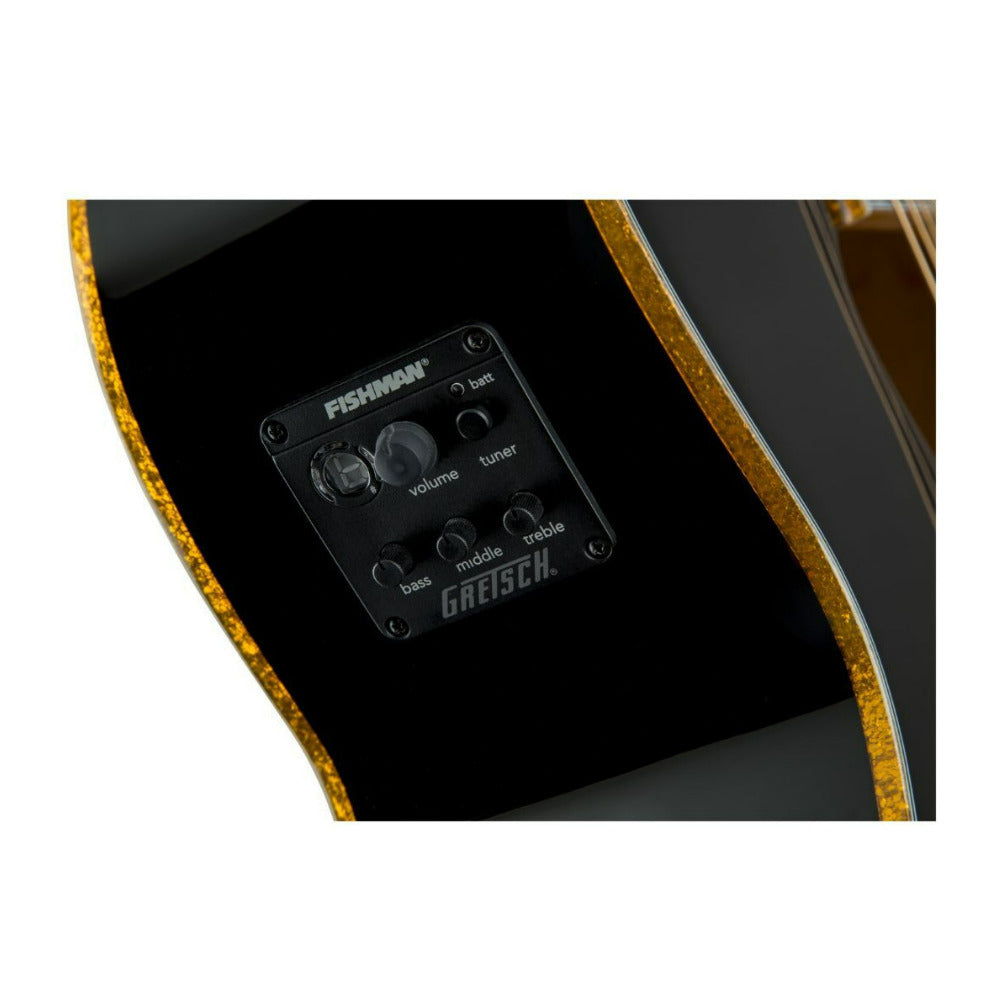 Gretsch Guitars G5022CWFE Rancher Falcon 6 String Black Acoustic Electric Guitar