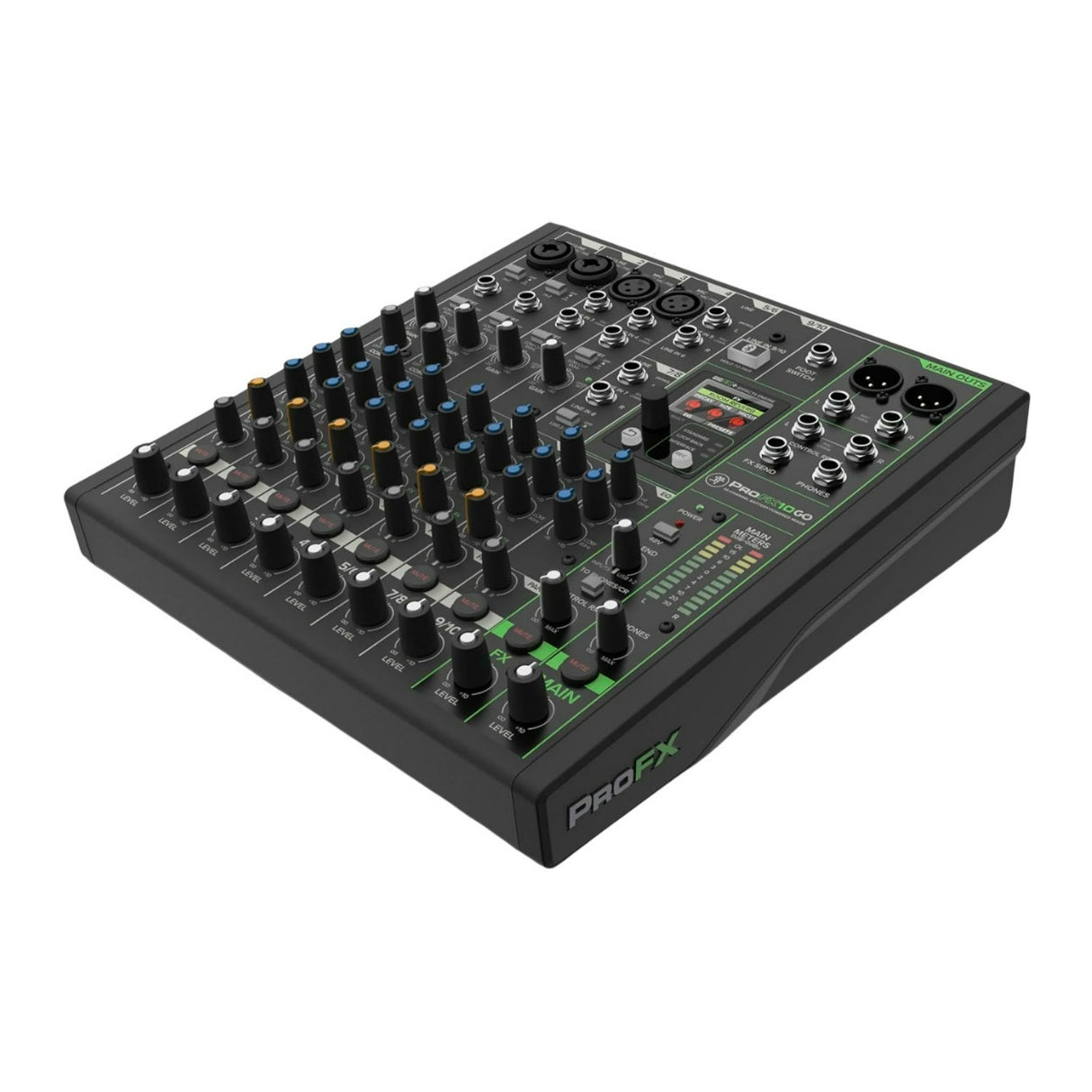 Mackie ProFX10 GO Battery Powered 10 Channel Analog Audio Mixer with Bluetooth