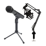 Samson Q2U USB Microphone Recording and Podcasting Pack and Shock Mount Bundle