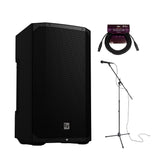 Electro-Voice EVERSE 8 8 Inch 2 Way Black Loudspeaker with USB Microphone Bundle