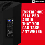 Electro-Voice EVERSE 12 12 Inch Battery Powered Black Loudspeaker Bundle