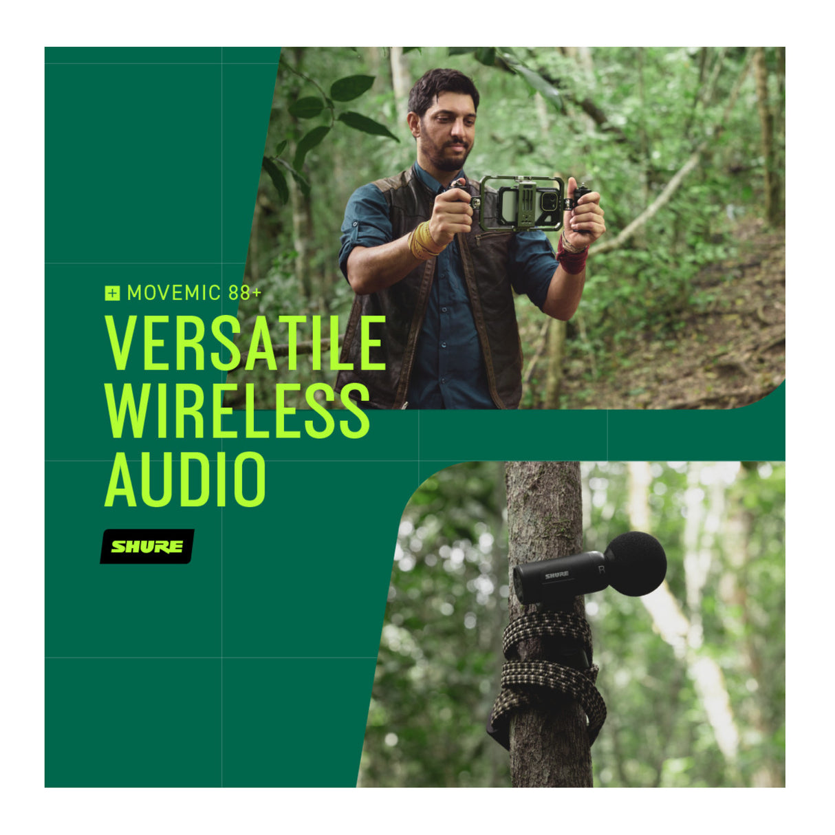 Shure MV88+W-Z7 MoveMic 88+ Wireless Video Microphone