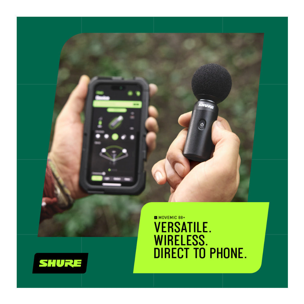 Shure MV88+W-Z7 MoveMic 88+ Wireless Video Microphone