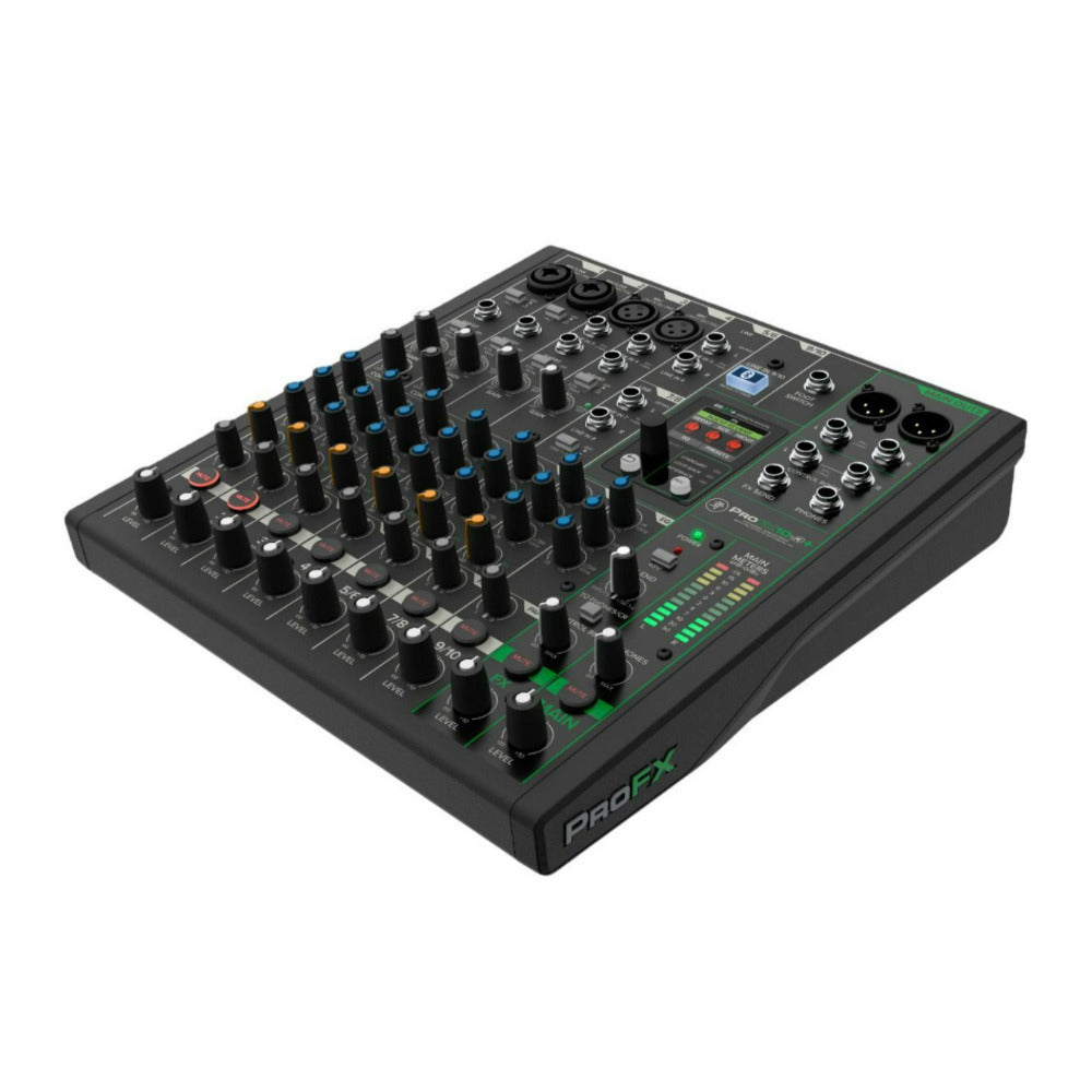 Mackie ProFX10v3 Plus 10 Channel Bluetooth Black Analog Mixer with Enhanced