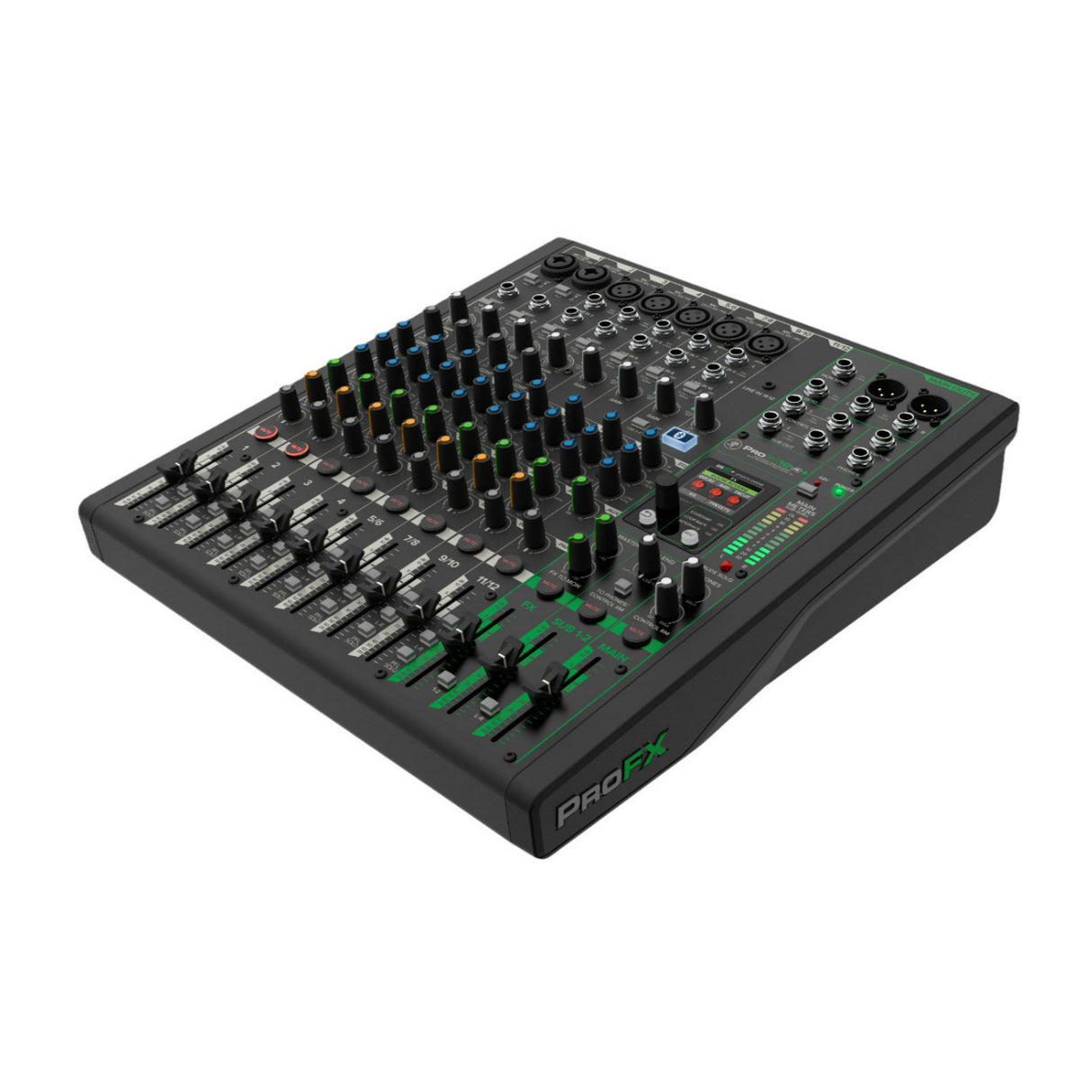 Mackie ProFX12v3 Plus 12 Channel Bluetooth Black Analog Mixer with Enhanced FX