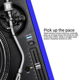 Pioneer DJ PLX 1000 2 Pack Analog Turntable and 2 Channel Mixer Bundle