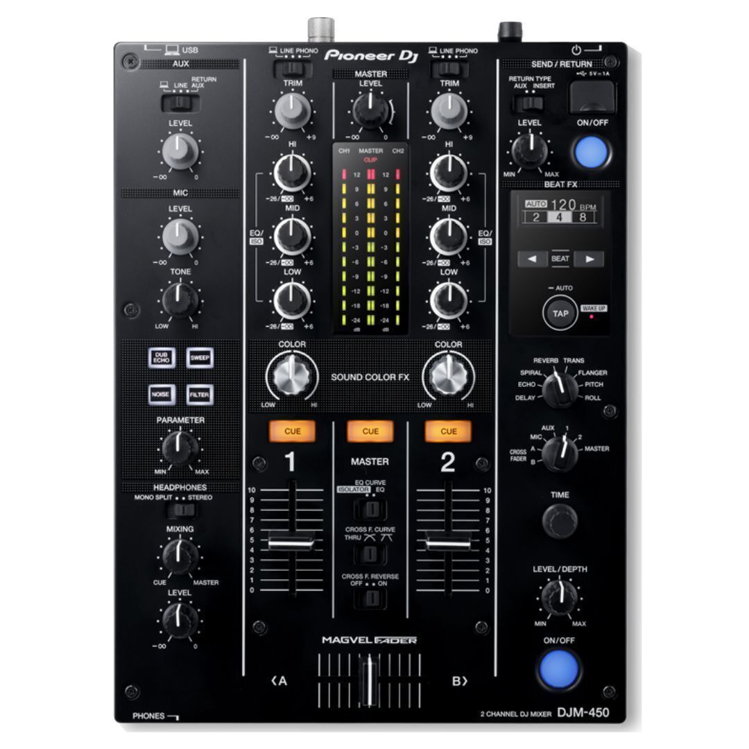 Pioneer DJ PLX CRSS12 Professional Direct Drive Black Turntable 2 Pack Bundle